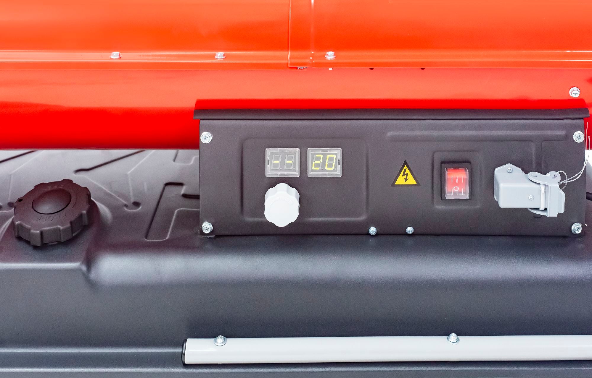 Canon à chaleur fioul 30kW mobile à combustion indirecte et thermostat intégré MW Tools WDI100 - 2