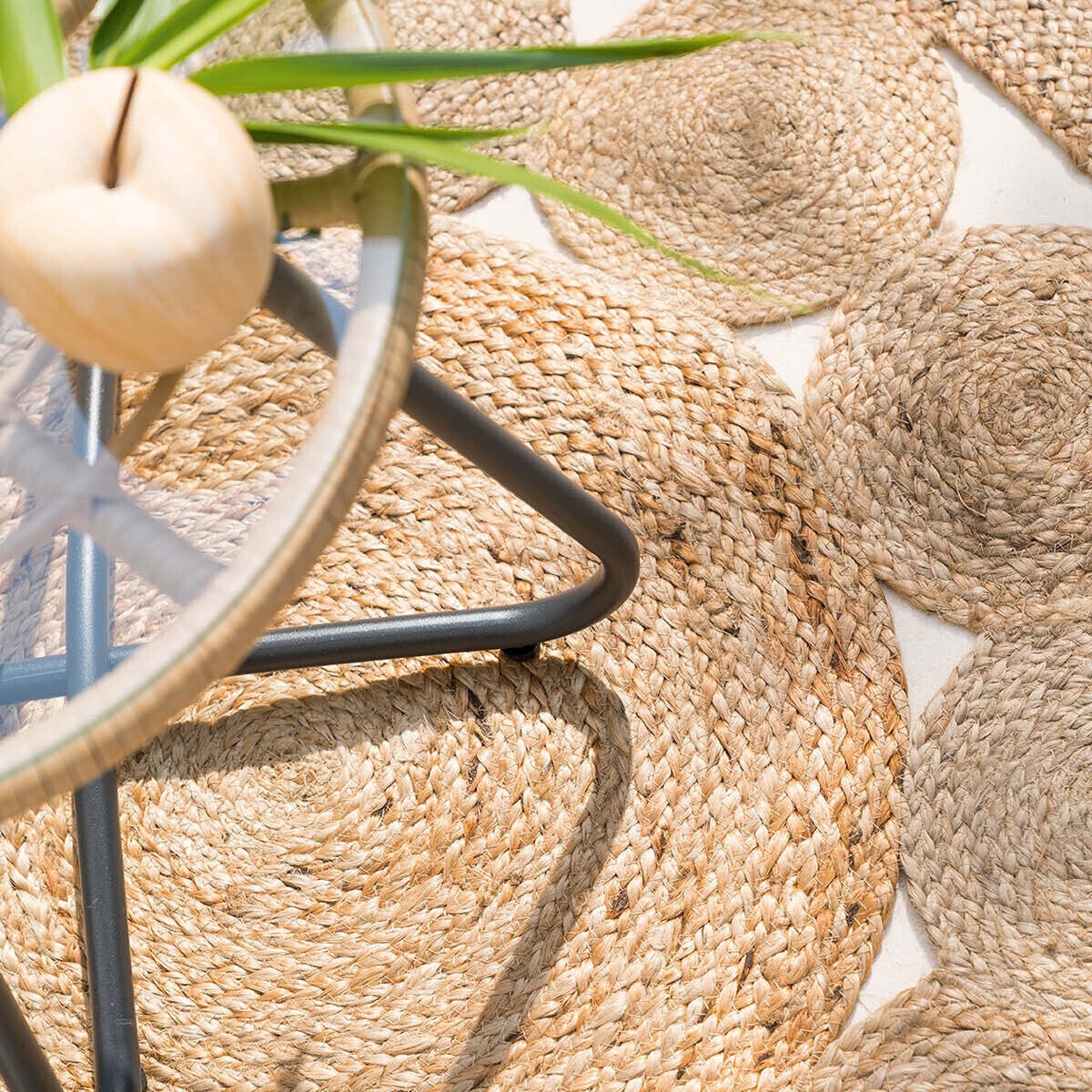 Atmosphera - Tappeto di iuta traforato 