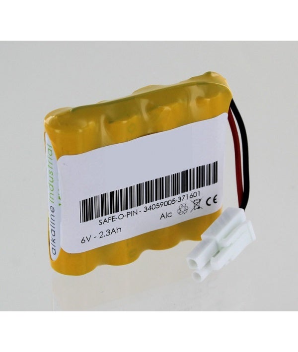 Pile 6V alcaline pour Serrure SAFE-O-PINE type 3850.000.020 - 3