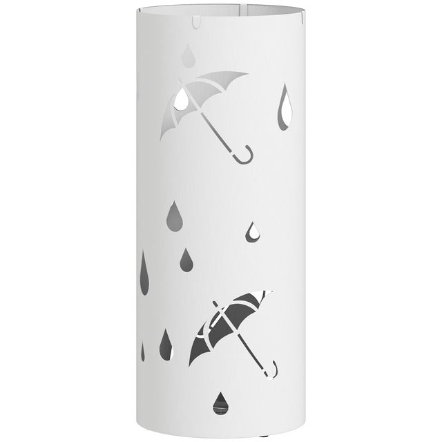 Porte-parapluie acier galvanisé HOMCOM