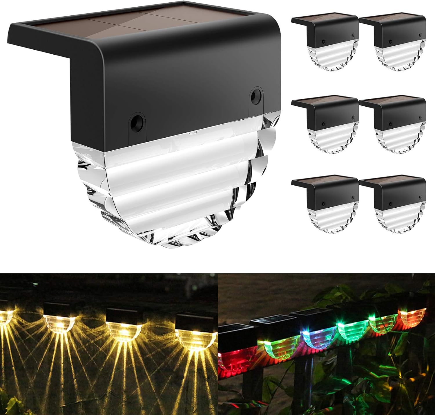 Pack de 6 Lampes Solaire de Jardin LED - Étanches et Résistantes Pack de 6 Lampes Solaire de Jardin LED - Étanches et Résistantes