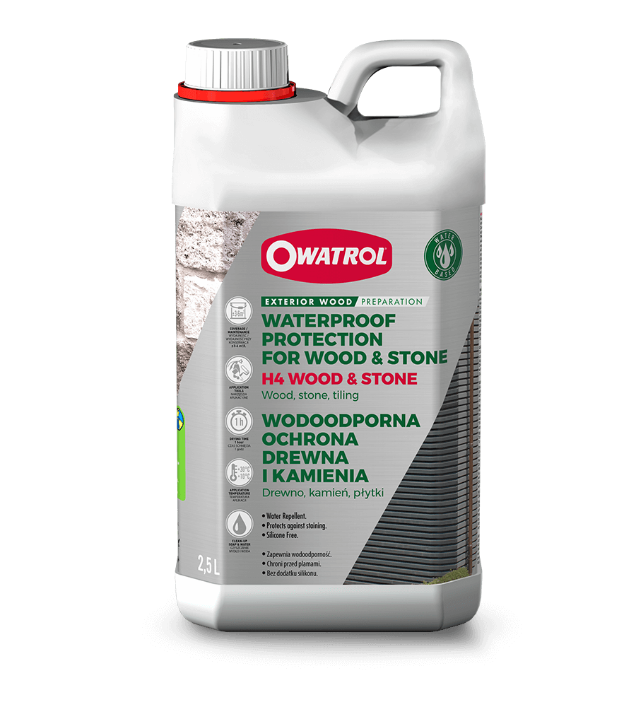 Hydrofobowy odpychający wodę środek do drewna Owatrol H4 Wood 2.5L