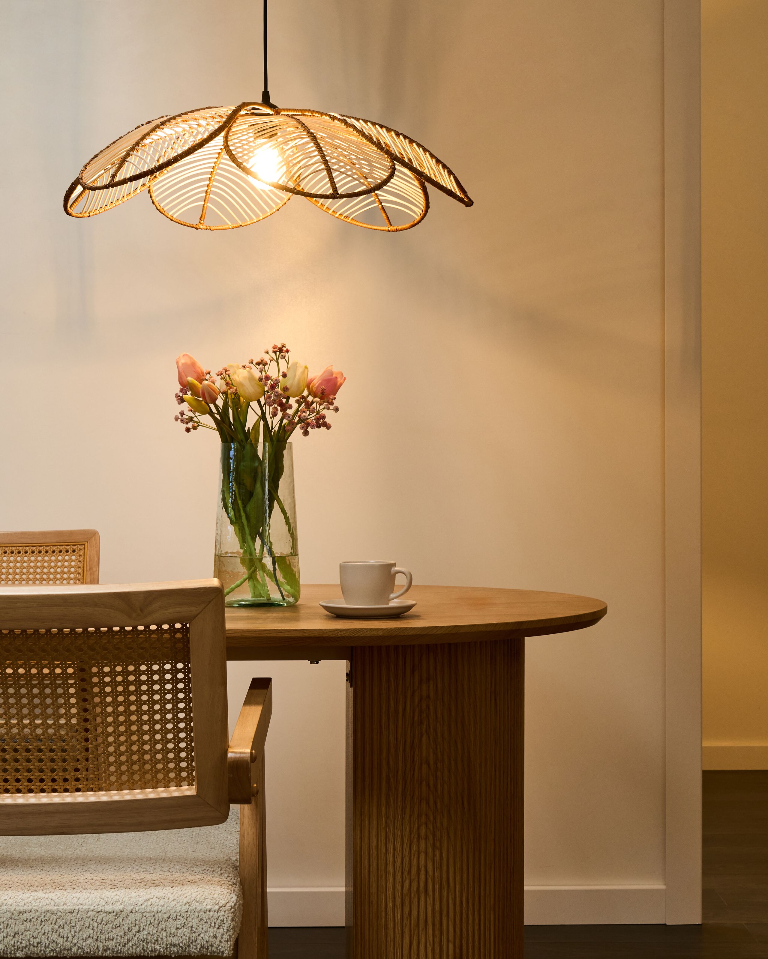 Lampe suspension NIGUA Rotin Naturel - 2