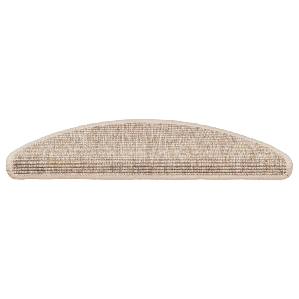 Tapis d'escalier autocollants 15 pcs | Paillasson d'escalier 56x17x3 cm Beige clair CFW310778 - 4