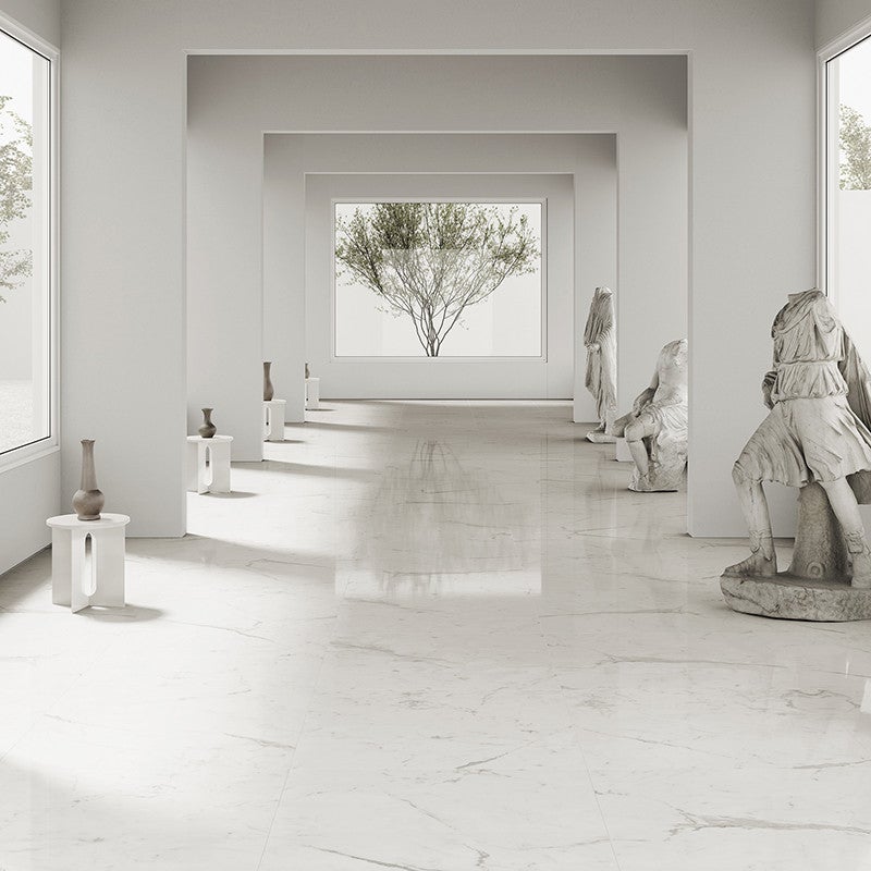 Carrelage Imitation Marbre Calacatta Poli | 100x100 cm - 7