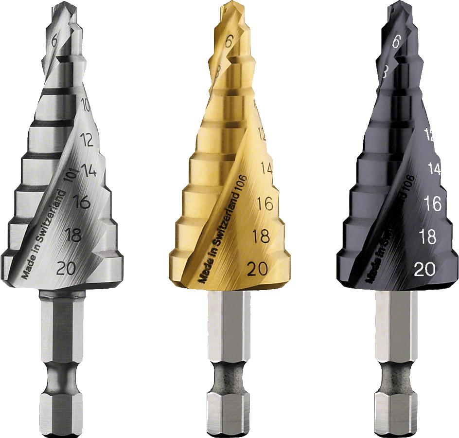 Bosch 2608587433 - Punta da trapano multistep 4-20 mm, 9 step, 0,25", HSS/TiN