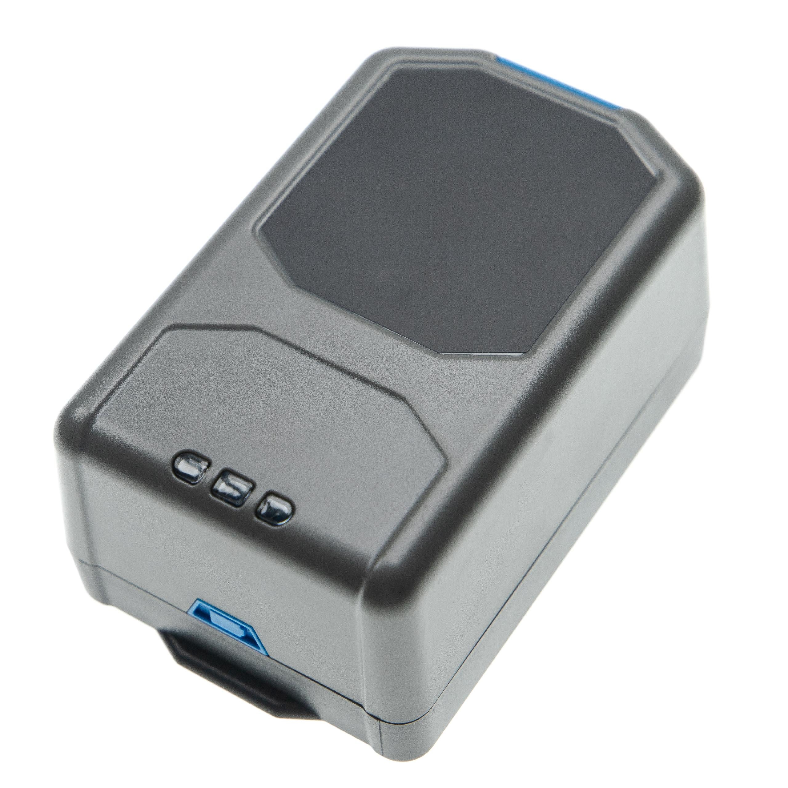 vhbw 1x Batterie compatible avec Hoover Air Cordless 2-in-1 Deluxe Stick, Air Life 2.0, Air Life aspirateur bleu / gris (4000mAh, 20V, Li-ion) - 4