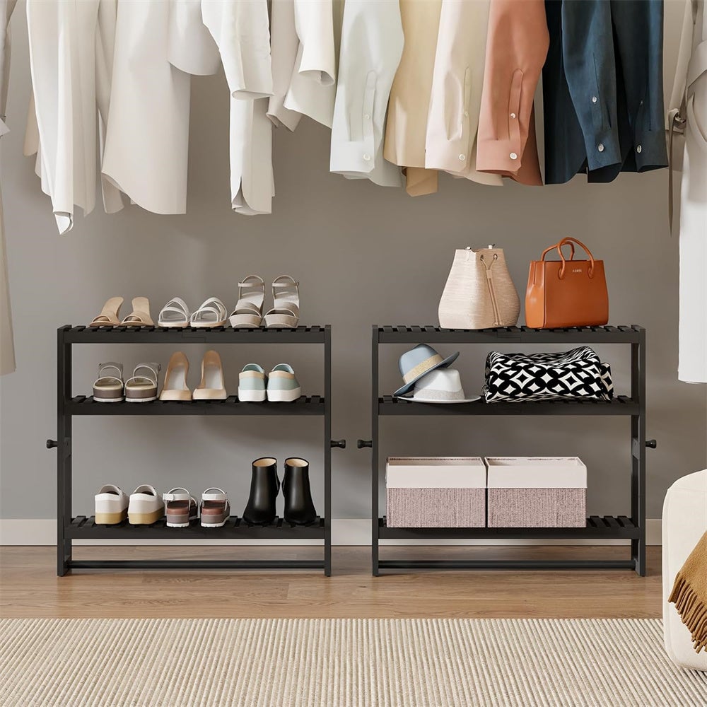 Mensola sospesa a tre ripiani, mensola da ufficio, mensola per camera da letto, adatta per uso domestico, 42 x 15 x 43 cm - 7