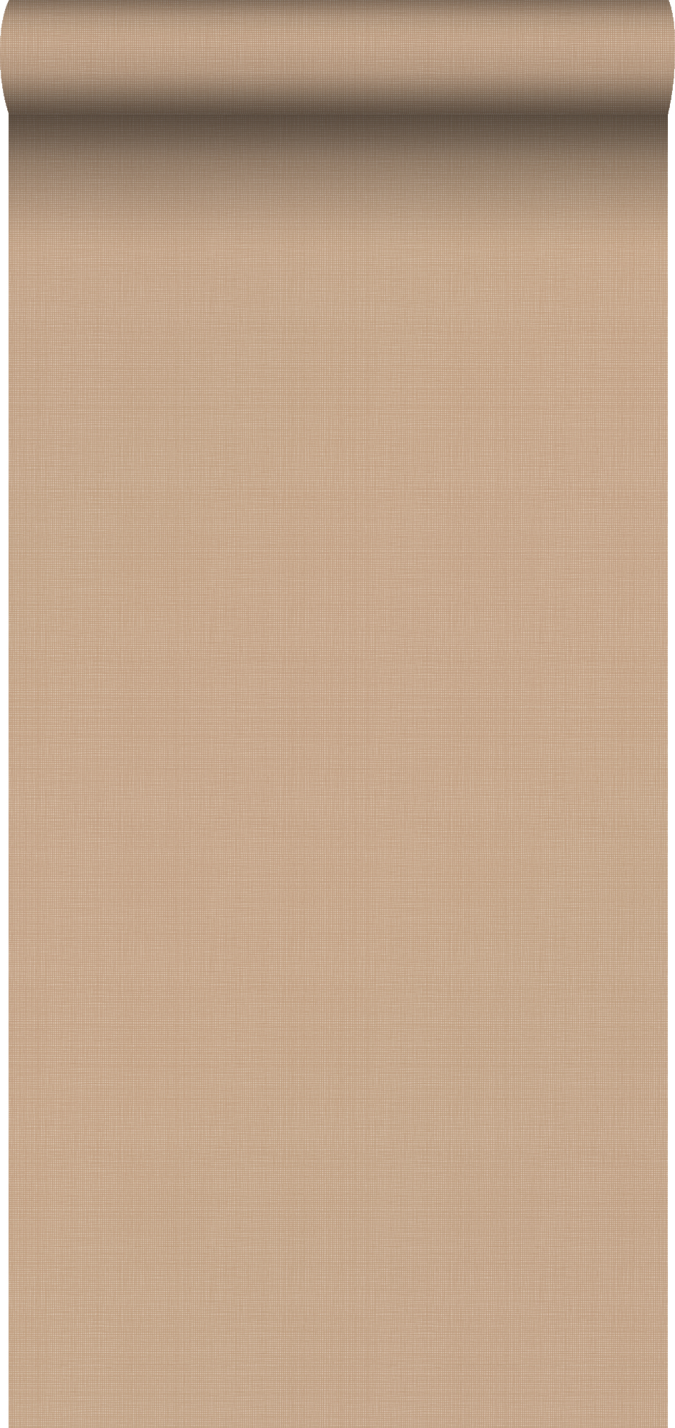 Papel pintado liso efecto lino rojo barro cocido clara - 53 cm x 10.05 m - estahome