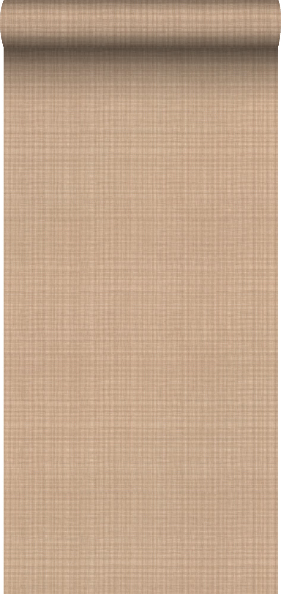 Tapeta lniana tekstura jasnej terakoty - 53 cm x 10.05 m - ESTAHOME