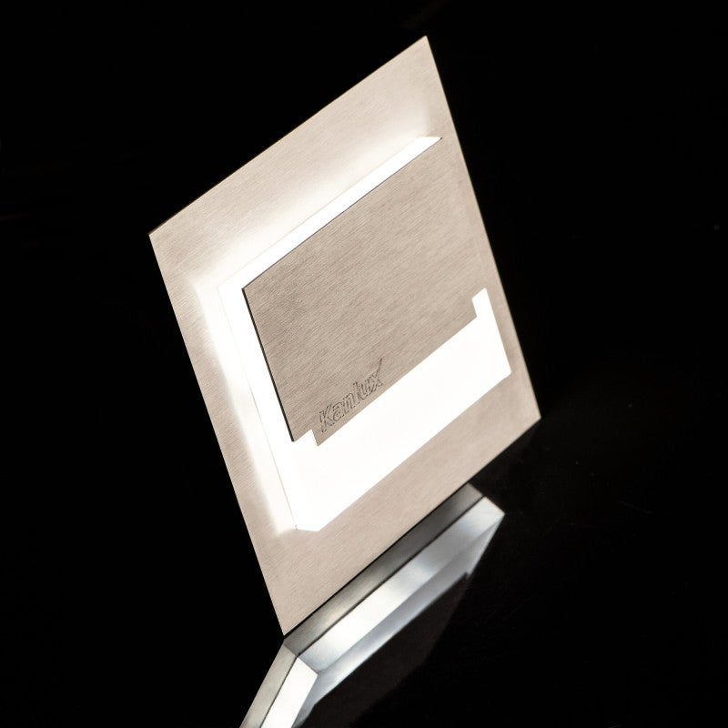 Oprawa stropowa sufitowa wpuszczana Sabik czarno-biała LED 0.8W 3000K 13lm z czujnikiem ruchu wym: 7,5 x 7,5 x 2,3 cm kwadratowa Kanlux - 3