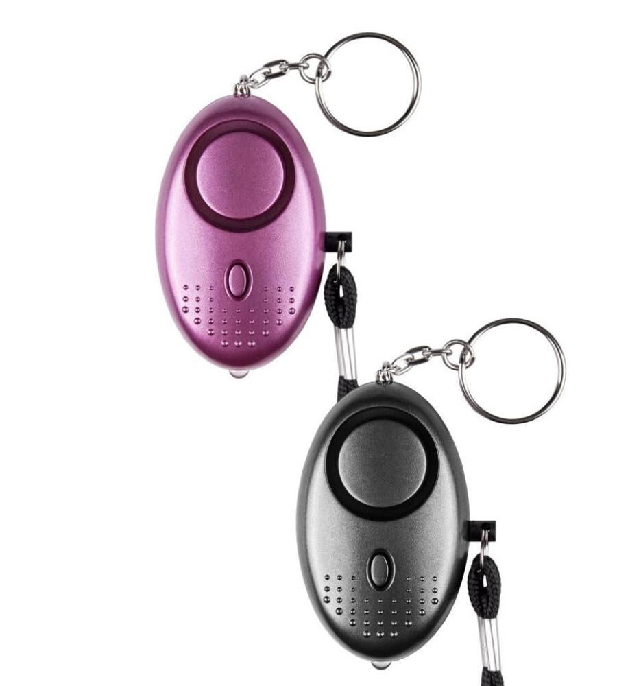 Alarm osobisty awaryjny [2 sztuki], latarka LED o mocy 130 dB dla dzieci/kobiet/osób starszych