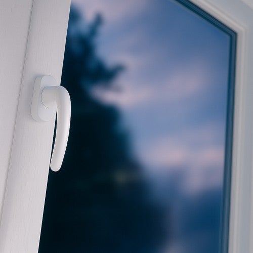 Fenêtre PVC abattant 1 vantail blanc H 45 x L 60 cm avec poignée pour pose en neuf - 8