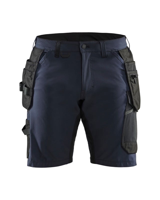 Short de travail artisan stretch 4D 1520 Marine foncé/Noir XL - FR(50) - SE(C56) - Standards