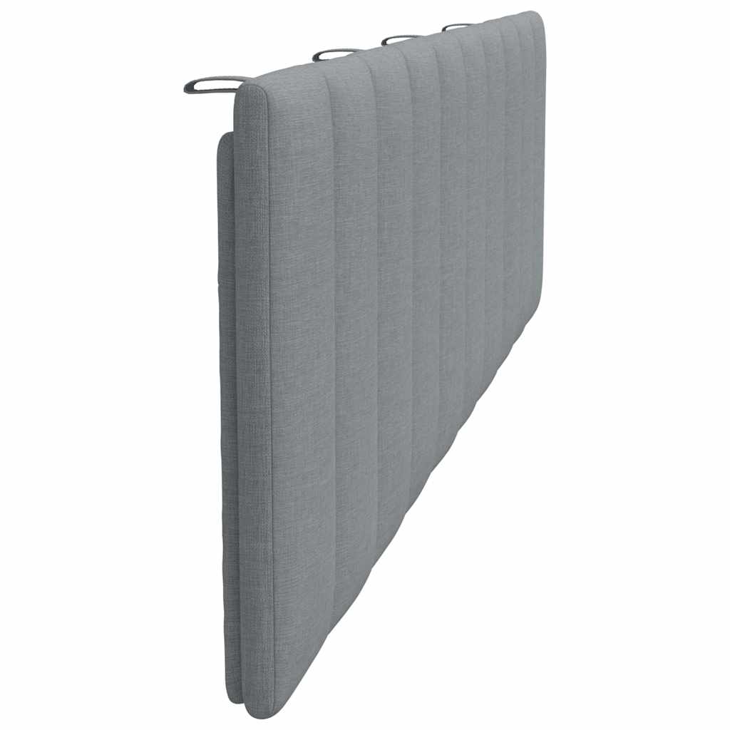 Cuscino Testiera | Cuscino Decorativo Grigio Chiaro 180 cm in Tessuto CFW167221 - 5