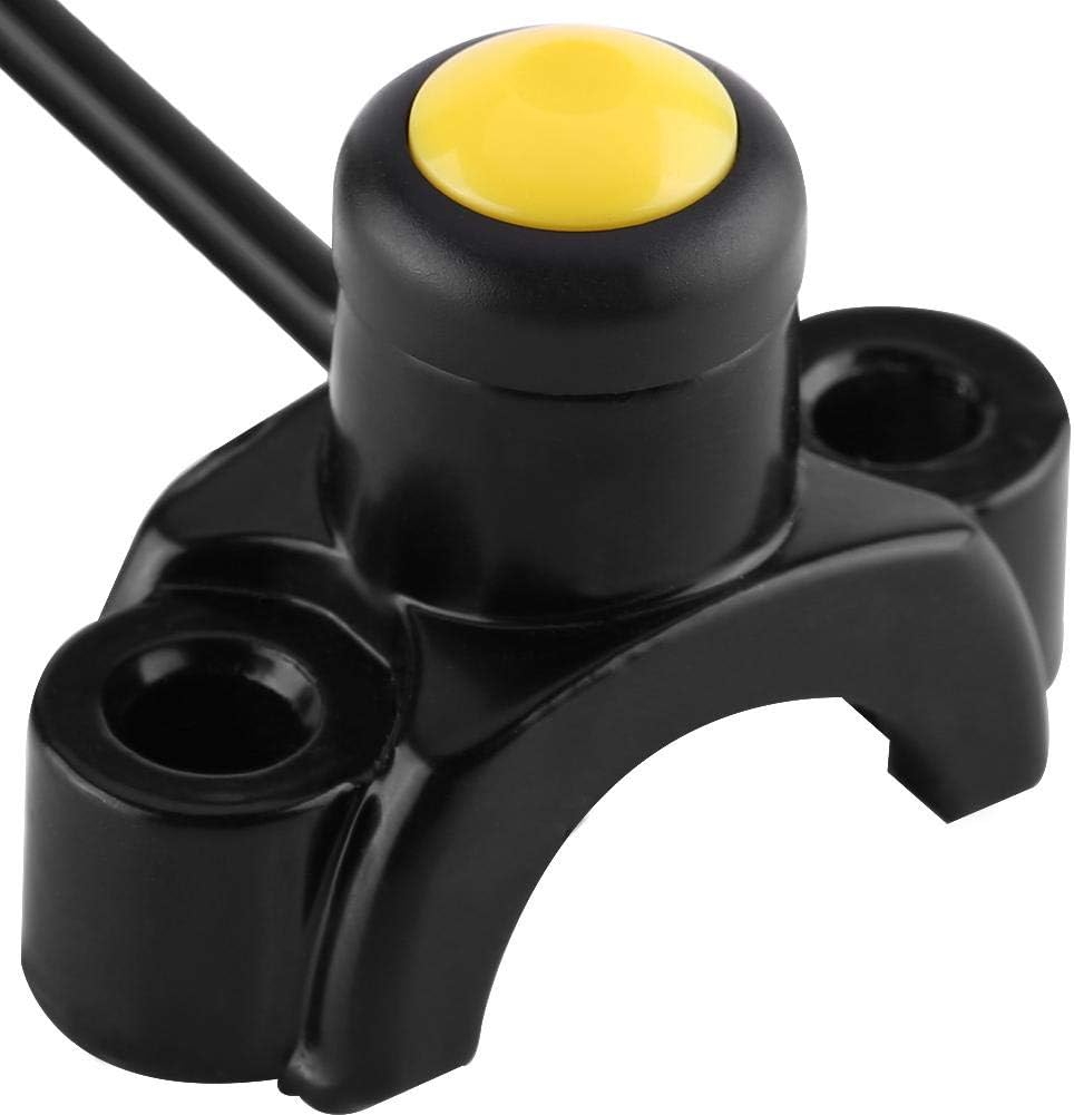 Przełącznik na kierownicę motocykla, przycisk rozrusznika motocyklowego, uniwersalny przełącznik startowy 22 mm
