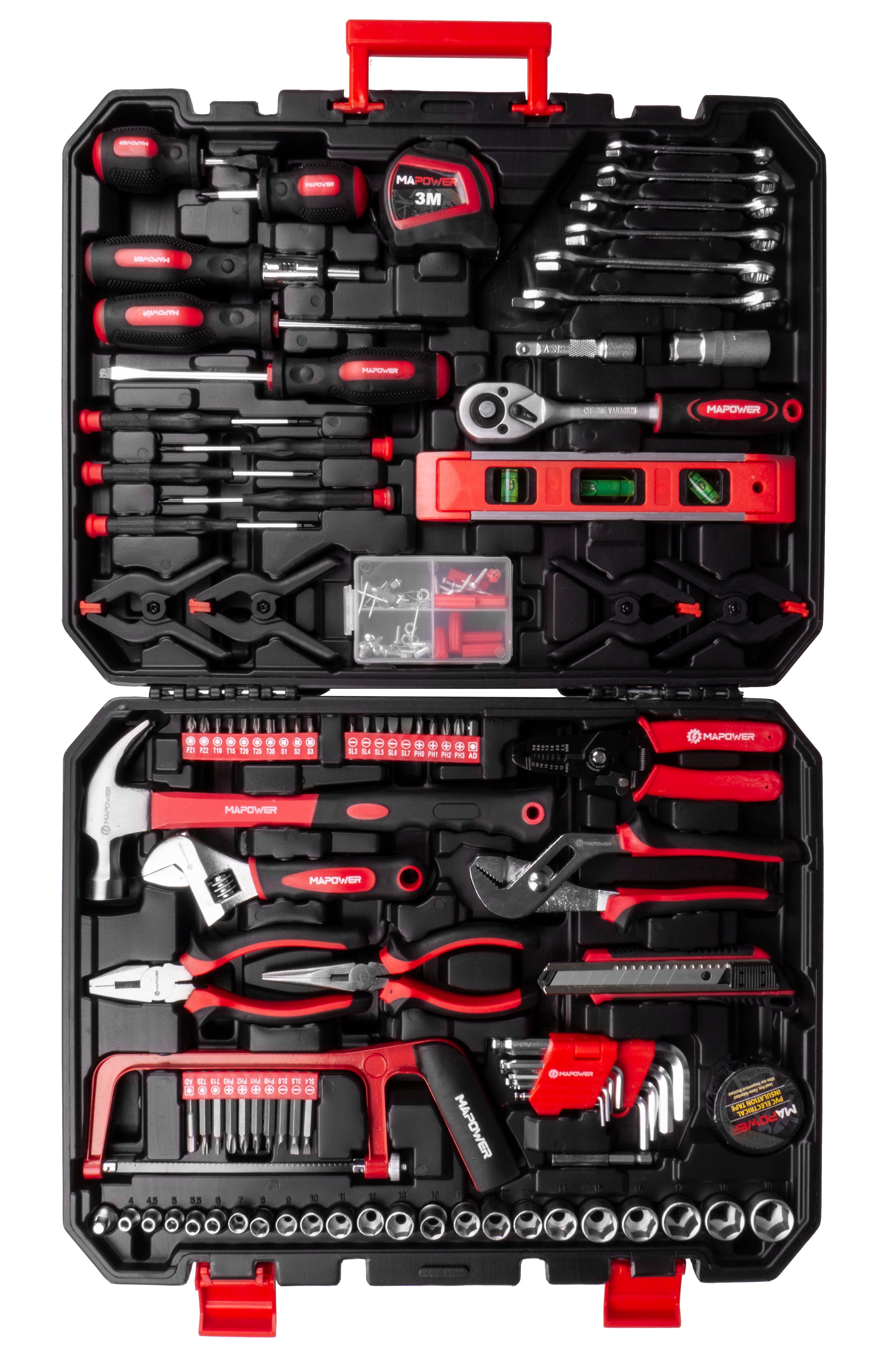 Zestaw narzędzi ręcznych 168 elementów MAPOWER MPTS168 - Leroy Merlin