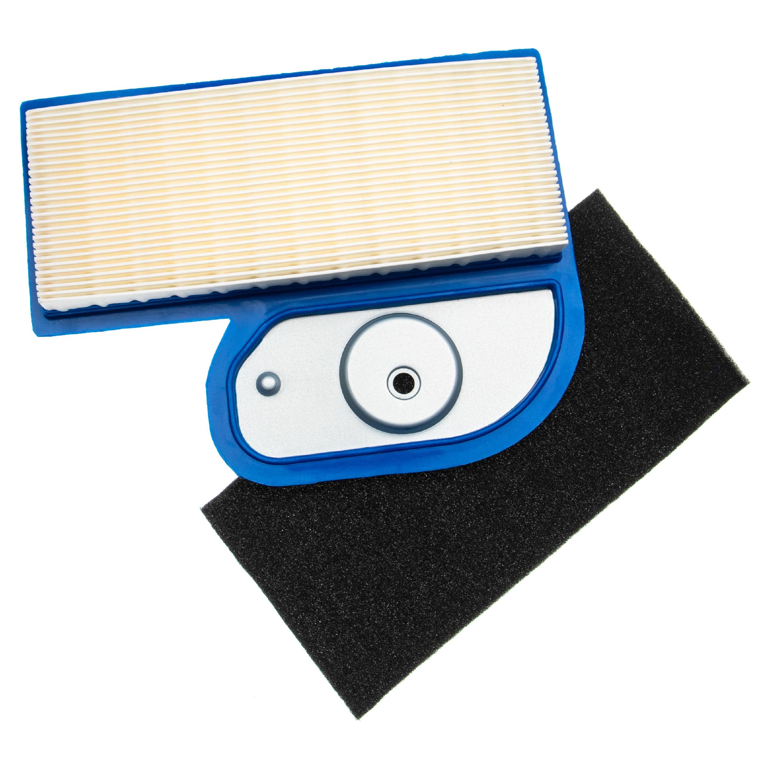 Vhbw 1x Préfiltre, 1x Filtre à Air Remplacement Pour Toro 235116 Pour Tondeuse Tracteur, Rider