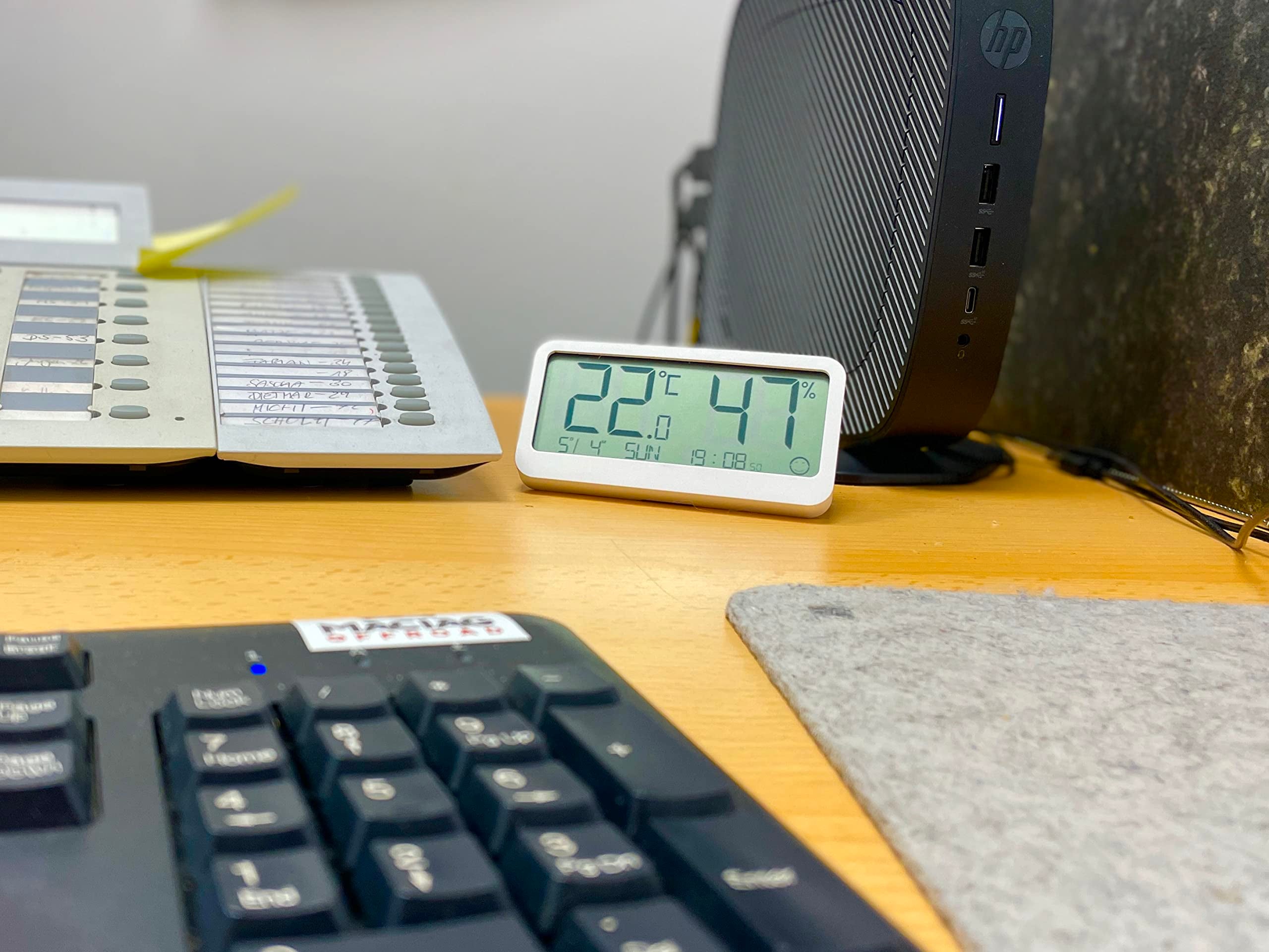 Techno Line Techno Line Thermo-Hygrometer WS9455 Thermo-hygromètre blanc WS9455 - 4