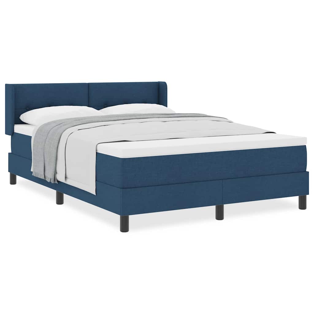 Cadre de lit avec matelas avec matelas Bleu 160 x 200 cm - 4
