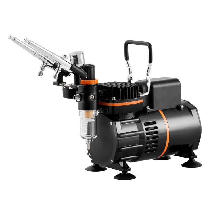 Set di macchina per pittura a ultrasuoni con 3 aerografi e accessori TEKMAQUINAS - 3