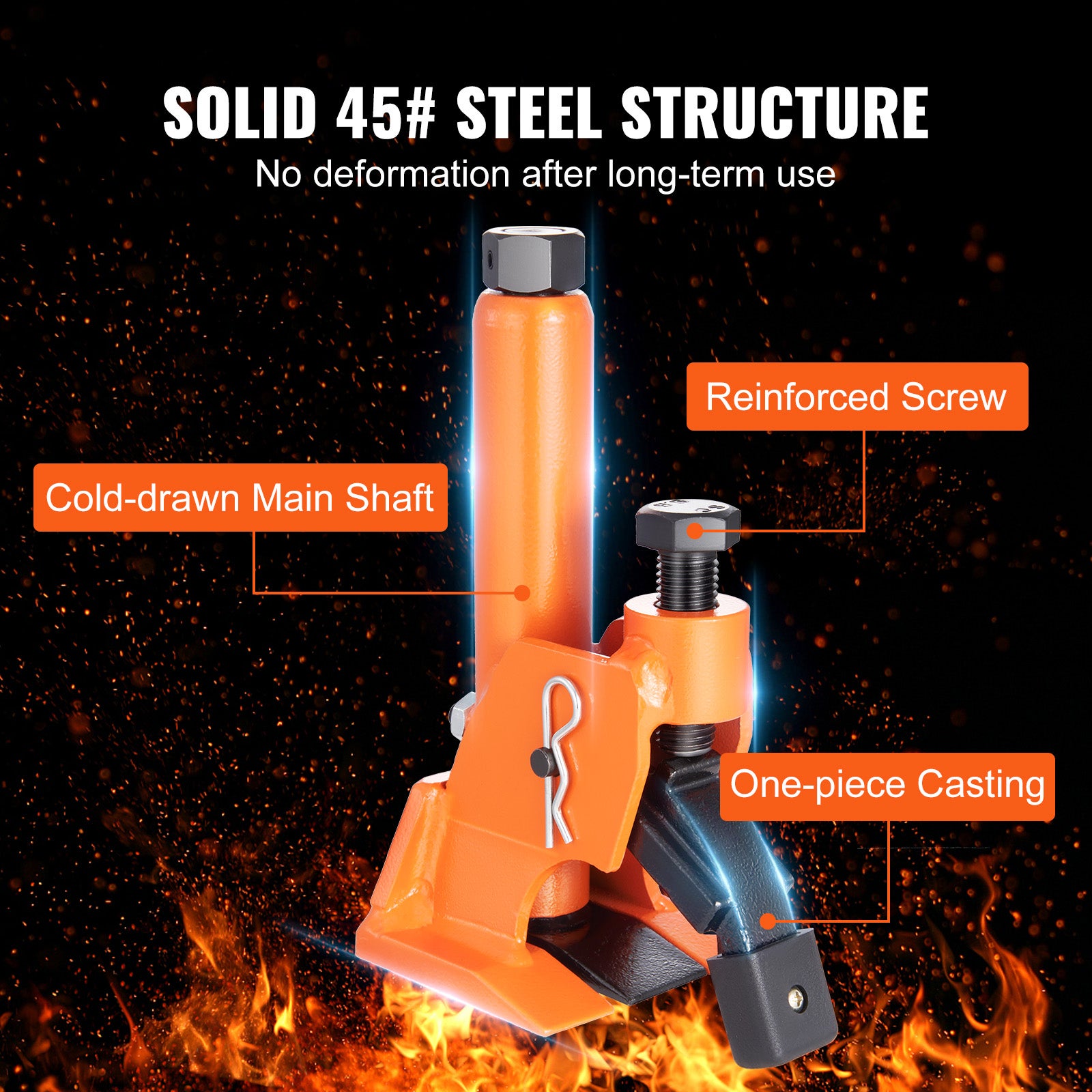 Detalonneur de Pneu VEVOR 96,5-106,7 mm Decolle Pneu Manuel en Acier Outil Demonte Pneu Portable Leger pour Decoller Facilement Rapidement Pneu de la - 3