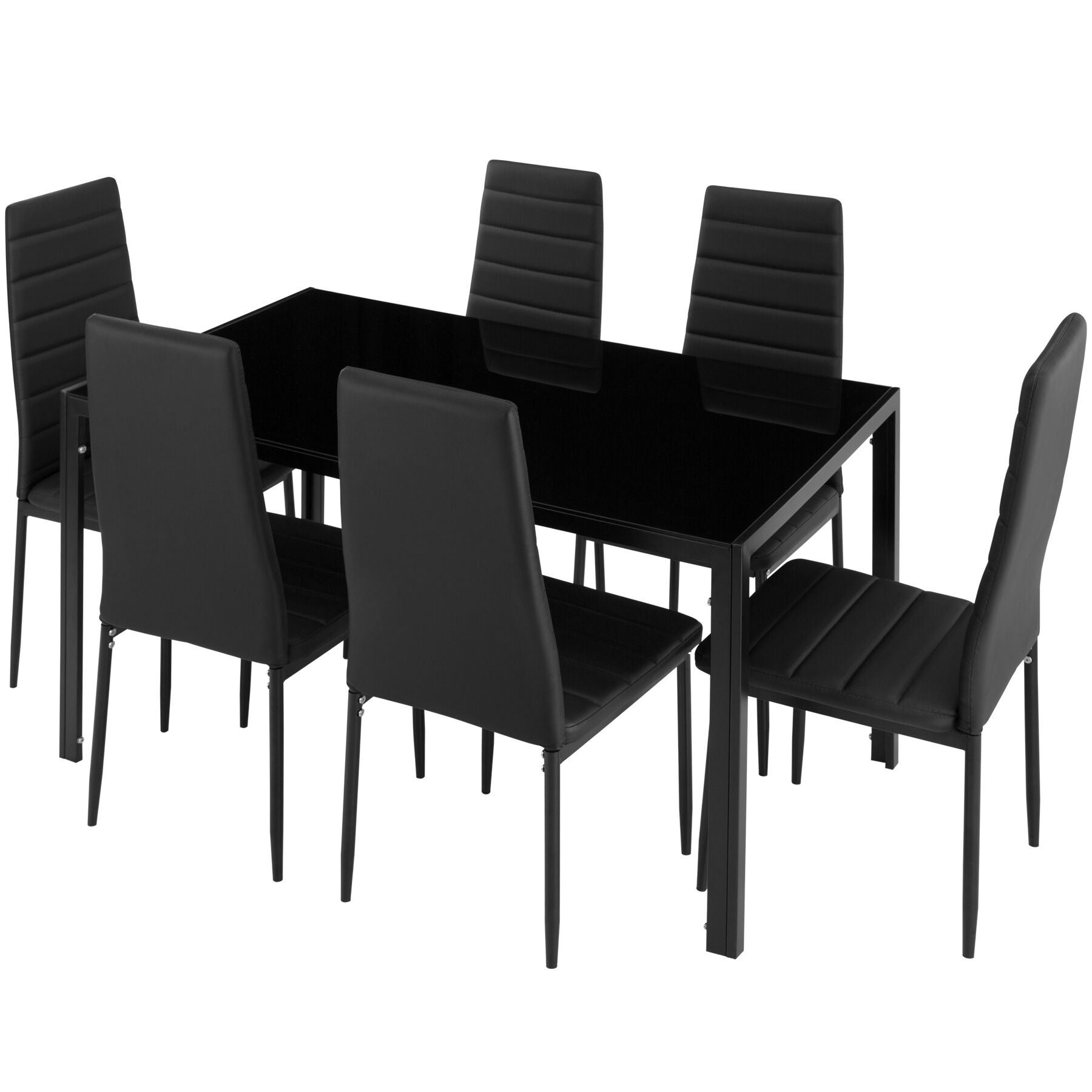 Tectake  Conjunto De Mesa Y Sillas De Comedor 7 Piezas , Leroy Merlin