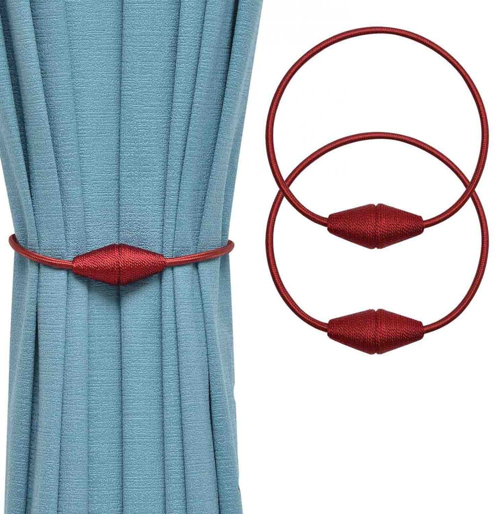 SanKristo Fermatende per Tende 4 Pezzi, Senza Punzonatura Lunghezza Regolabile con Doppia Sfera Intrecciata, Decorazione Tenda Decorativi Accessori Fermatenda Beige SanKristo Fermatende per Tende 4 Pezzi, Senza Punzonatura Lunghezza Regolabile con Doppia Sfera Intrecciata, Decorazione Tenda Decorativi Accessori Fermatenda Beige