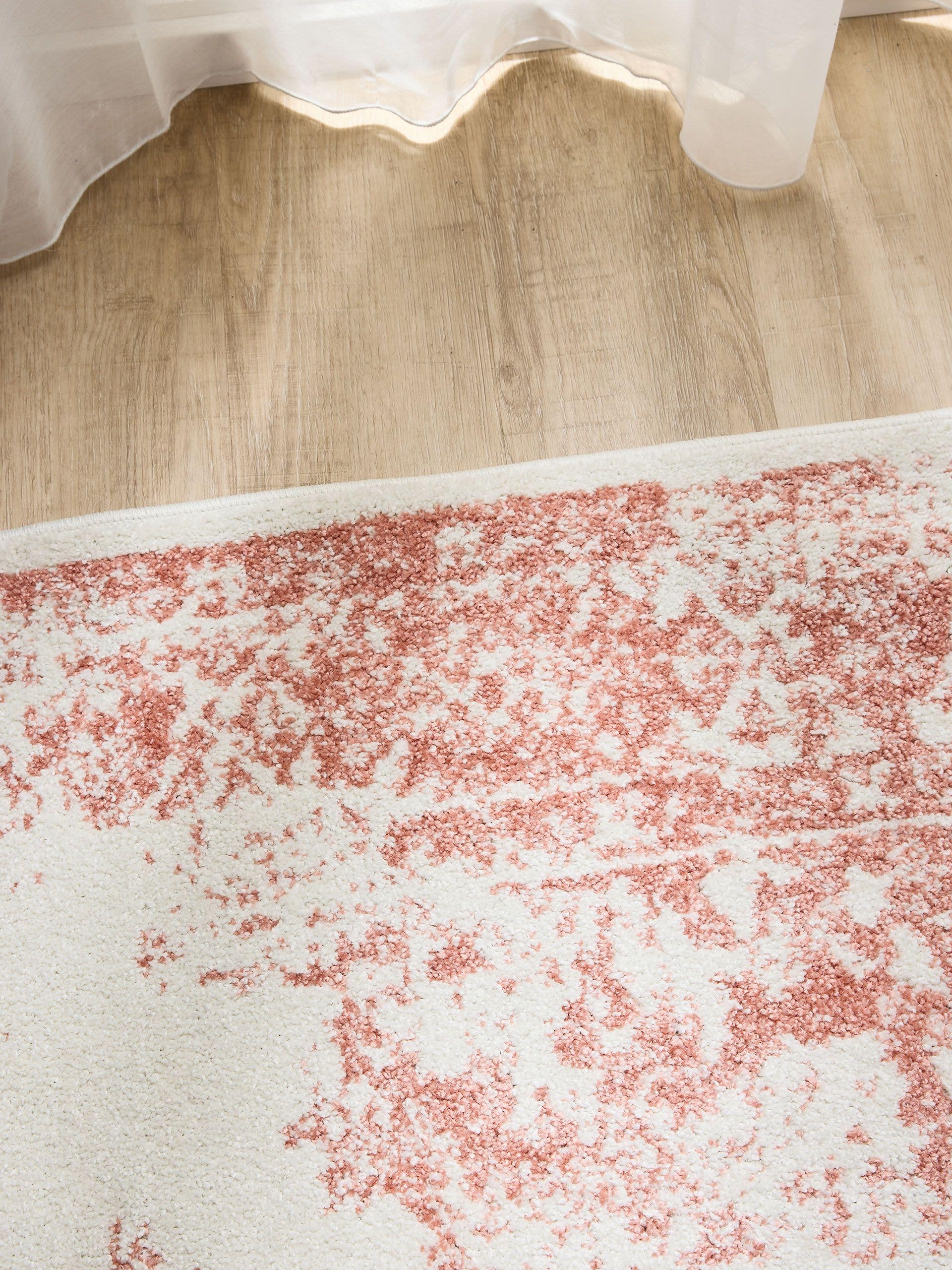 BENUTA - Tapis Sia crème/rose 120x170 cm - 4