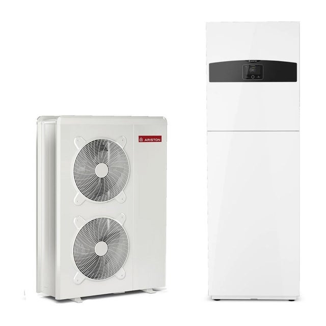 Pompe à chaleur Connecté Air / Eau monobloc Nimbus Compact M avec appoint électrique Ariston 15 kW Triphasé