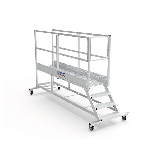 Plateforme roulante 4 marches - Hauteur max. de travail 2.80m - PTF254GD-P