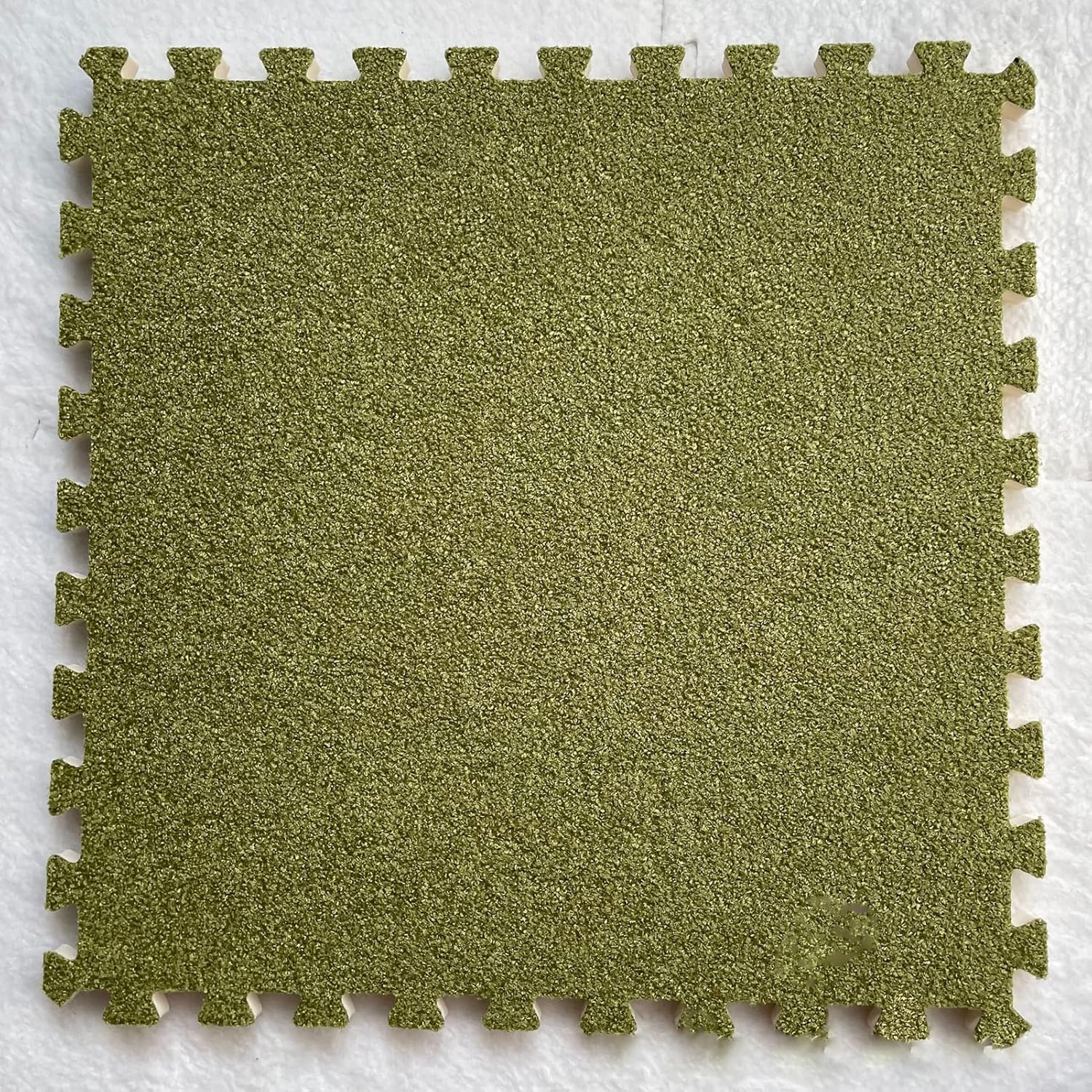 10-częściowa mata patchworkowa, ciemnozielona, dźwiękoszczelna mata piankowa, kwadratowy koc, mata do jogi, mata antypoślizgowa