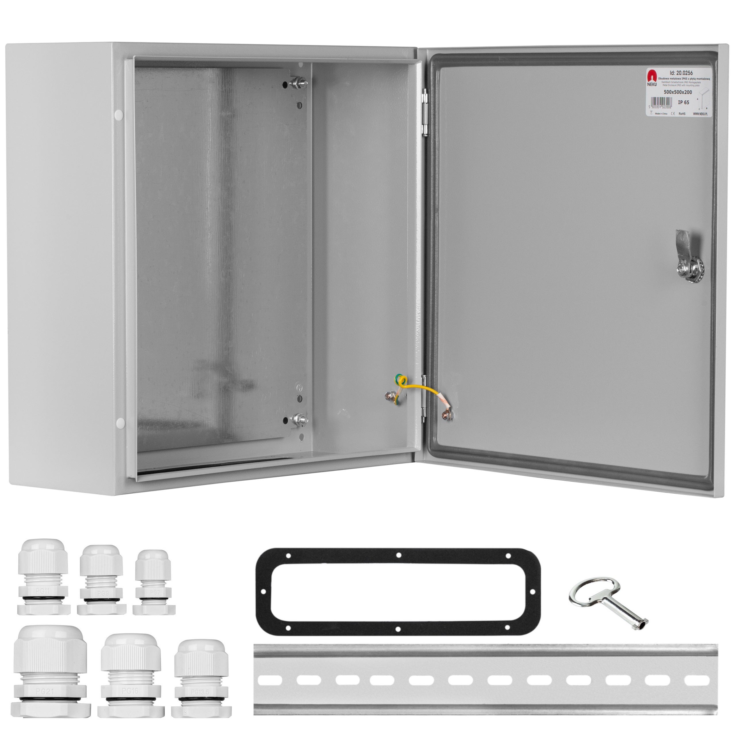 OBUDOWA HERMETYCZNA SKRZYNKA ELEKTRYCZNA ROZDZIELNICA 500x500x200mm IP65