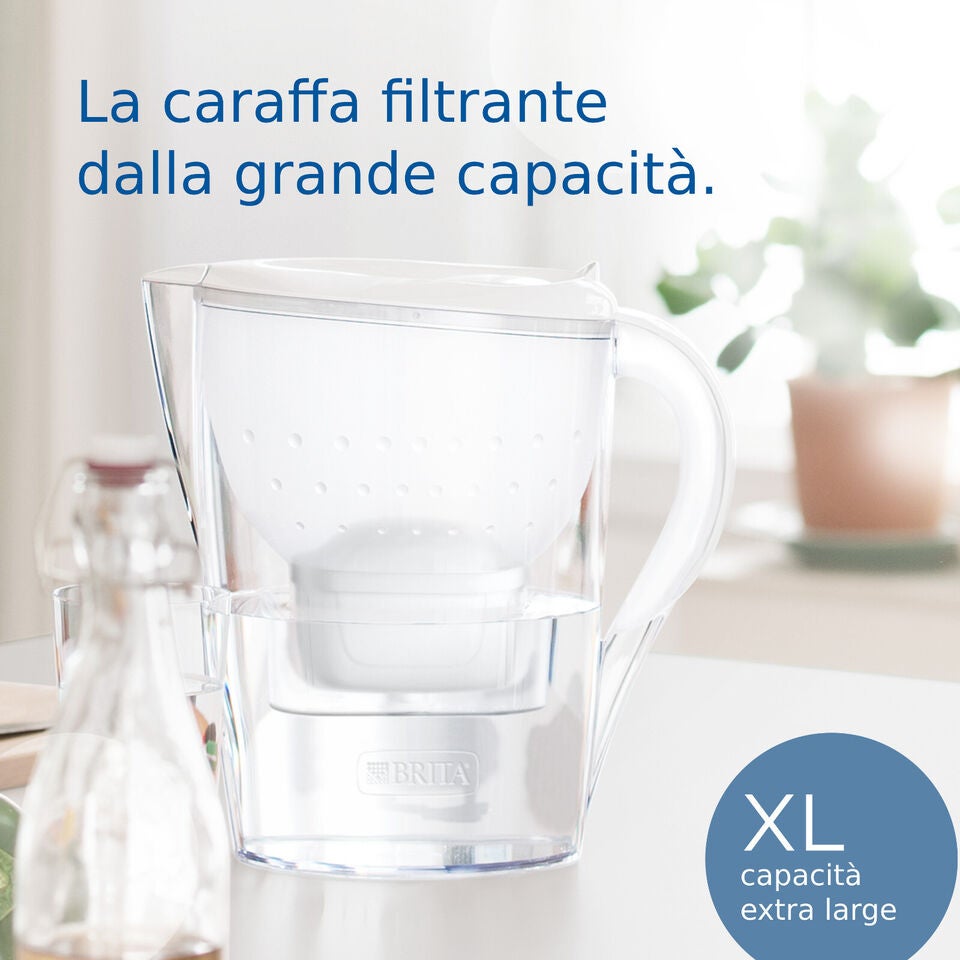 Caraffa Filtrante Brita Marella XL 3.5L - Bianco, Con Filtro Maxtra+ Per Acqua Pura - Foto 10
