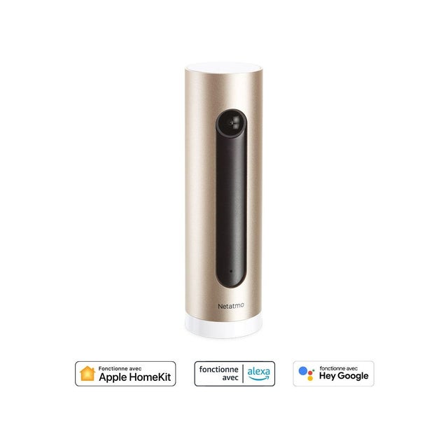 Câmera de segurança inteligente e conectada para ambientes internos NETATMO