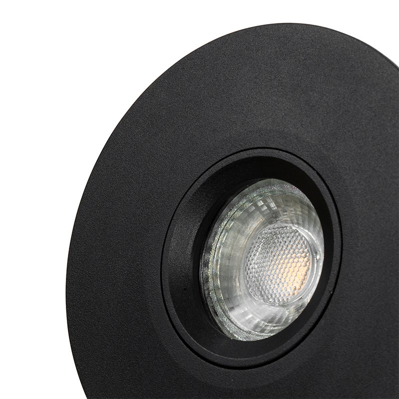Faretto da incasso smart nero con Wifi GU10 50mm - Buco - 4