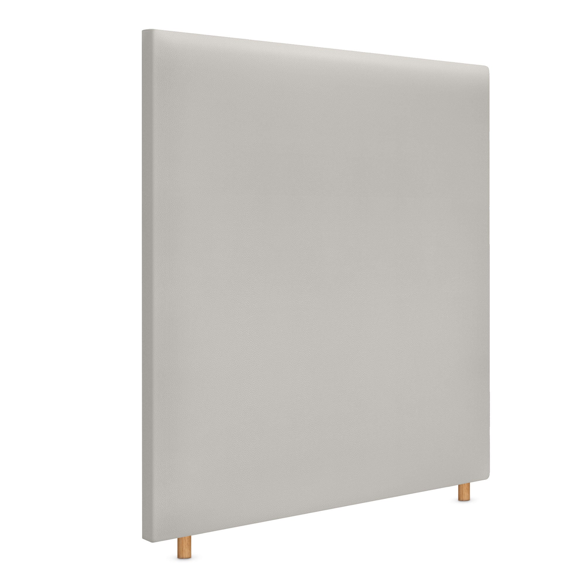 Testiera Letto Imbottita Dual 180cm - Similpelle Bianco Osso - Divisa In 2 Pezzi - Spessore 4cm - Moderna