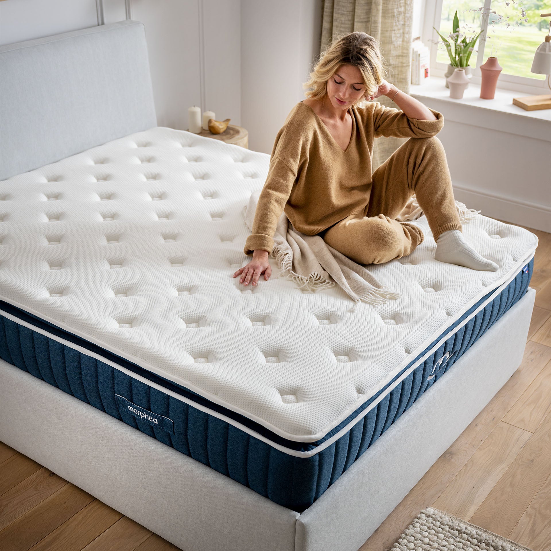 Matelas luxe hybride mémoire de forme 180x200 épais 30cm - Victoria - Morphea - 7