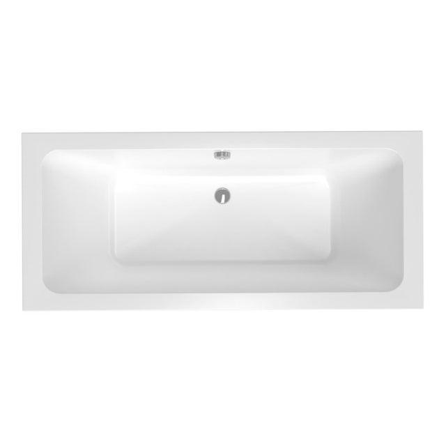 Laguna Nora Plus Bañera rectangular, 180x80 cm acrílico, izquierda y derecha, Blanco (NO1800PLUS)