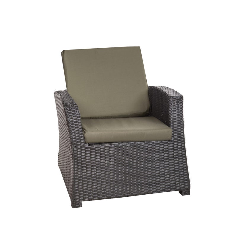 1x Zestaw poduszek na fotel ogrodowy rattanowy 56x52x7 zielona poduszki na krzesło ogrodowe z oparciem poduszki na fotele technorattanowe na taras