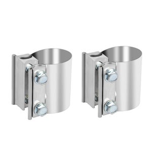 Collier De Pot D'Échappement 59-63mm Avec Vis - Lot De 10 En Inox