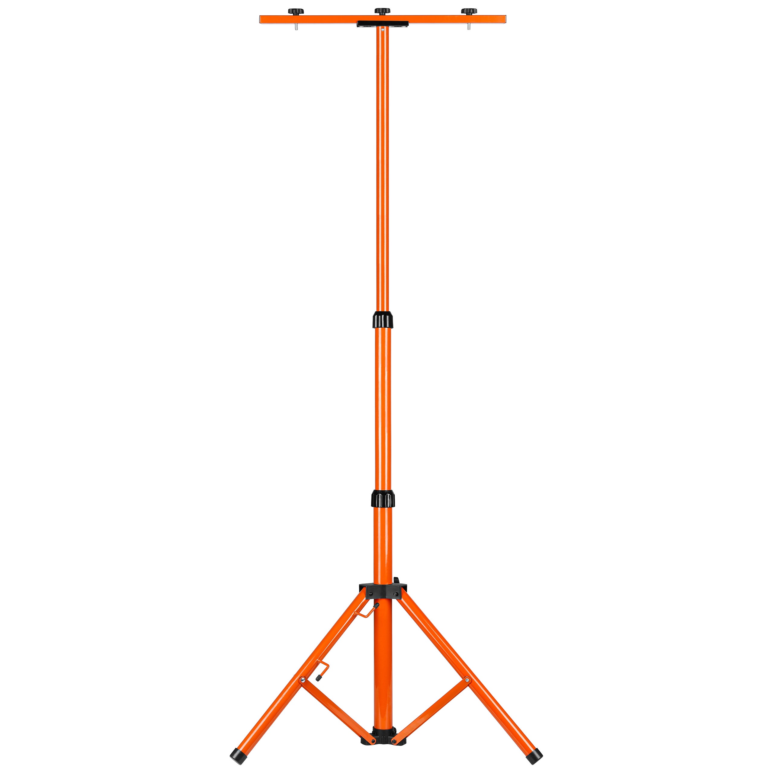 Statyw do naświetlacza LED Classic 160cm podwójny halogenowy metalowy pomarańczowy MasterLED