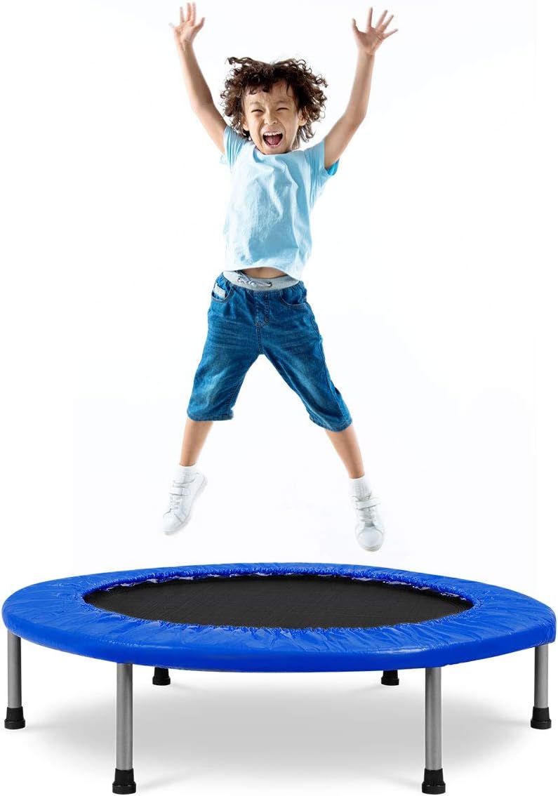 Mophorn Mini Trampoline Pliable, 52 Pouces Fitness Rebounder, Charge