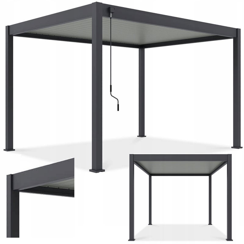 Pergola Ogrodowa Gutroof Tarasowa Sterowana Automatycznie Led Elegance 3x4m 1 szt