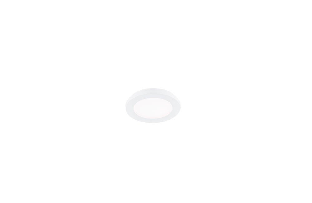 Plafon okrągły CAMILLUS LED 10W Ciepła biel 850 lm biały wym:3x17x17cm IP44 RL