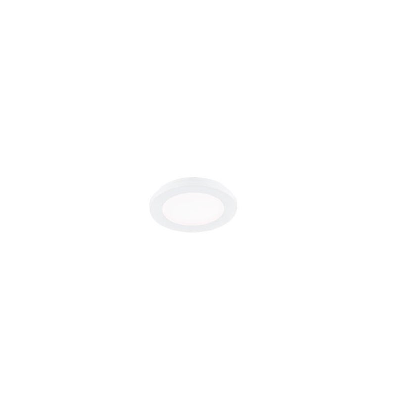 Plafon okrągły CAMILLUS LED 10W Ciepła biel 850 lm biały wym:3x17x17cm IP44 RL