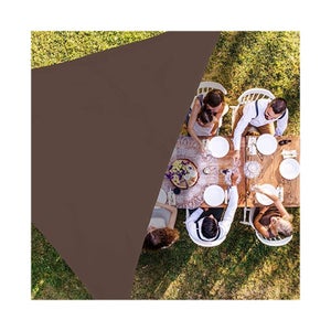 Casa Pura Tenda A Vela Triangolare 5x5x5 M Beige - Impermeabile E Anti-UV Per Esterno