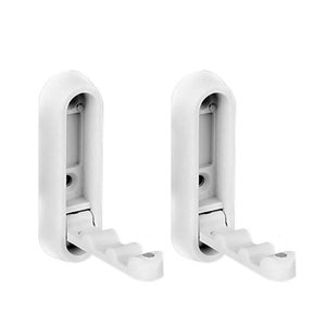 2 Crochets Muraux Pliants En Aluminium - Design Invisible à 90°, Gain De Place, Pour Manteaux/serviettes