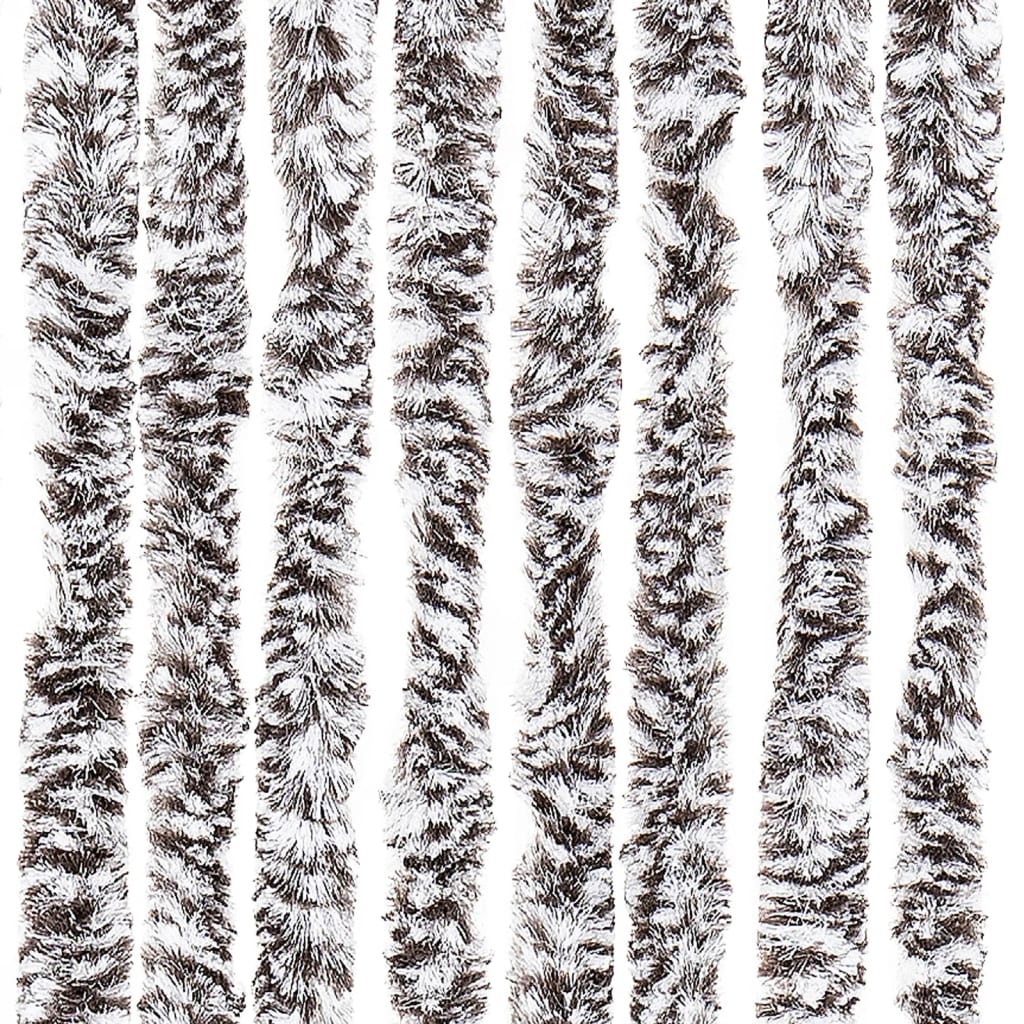 Moustiquaire | Rideau anti-moustique Marron et beige 100 x 220 cm Chenille CFW99908 - 6