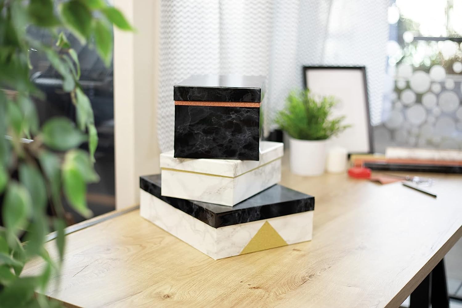 d-c-fix Pellicola Adesiva per mobili Pietra Marmo nero PVC plastica vinile impermeabile decorativa per cucina, armadio, porta carta rivestimento 45 x - 4